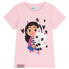 Girls Pink Gabby's Dollhouse T-Shirt, 1, hi-res